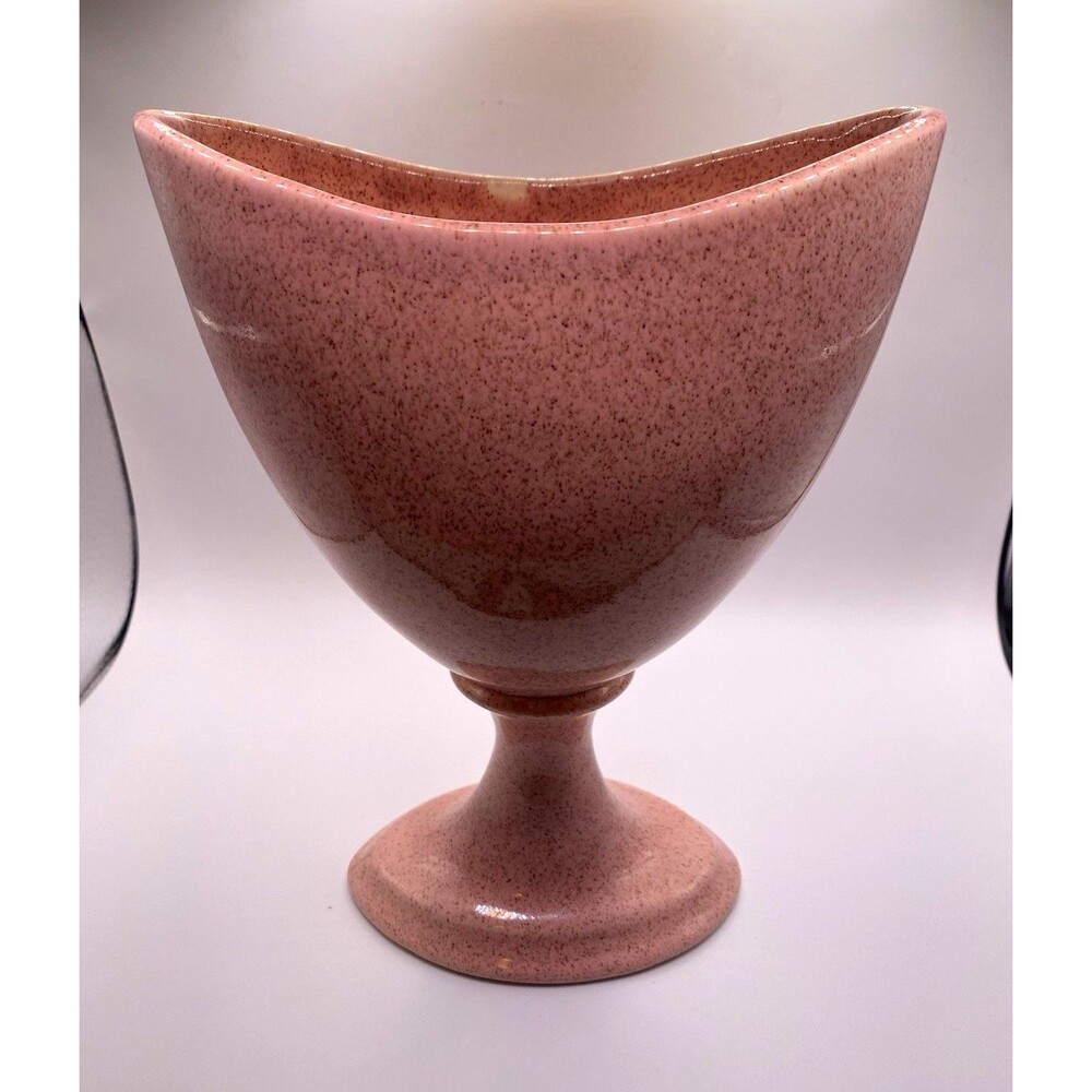 Stunning Vintage 1950s Red Wing Pottery Pedestal Vase (Shape #649)